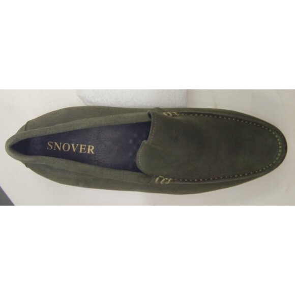 Snover AL6-10 Green Suede Loafers Men's Slip-On Dress Casual Shoes - Picture 8 of 10